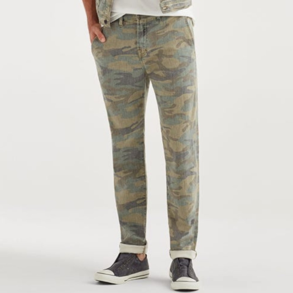 7 for all mankind SLIM CHINO in CAMO jeans Size 31